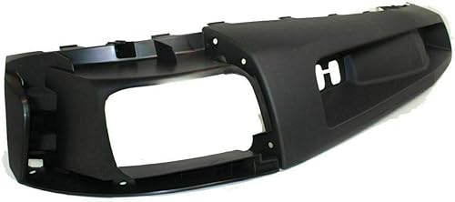 Miniatura 4 de US AUTO PARTS PLUS Nuevo parachoques delantero cromado + cenefa + extensión texturizada + tapas de extremo + soporte de montaje + soportes