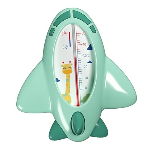 Termómetro de baño en forma de avión de dibujos animados PP Material Monitor de temperatura del agua para bañera piscina y pecera seguro y suave