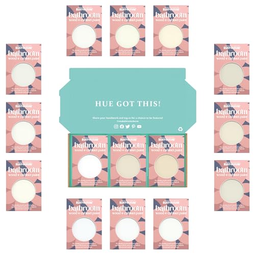 Rust-Oleum Bathroom Cabinet Paint in Matt Finish – Elegant Whites Tester Box