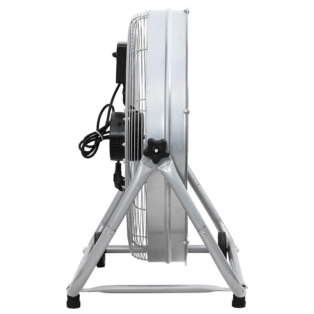 Trommelventilator mit Aluminiumrahmen, 73 x 42 x 70 cm, 180 W Motor, 2 Räder, 360° neigbar, für Werkstatt, Garage, Innen- und Außenbereich, leise Luftzirkulation, kühlen und Frischluft