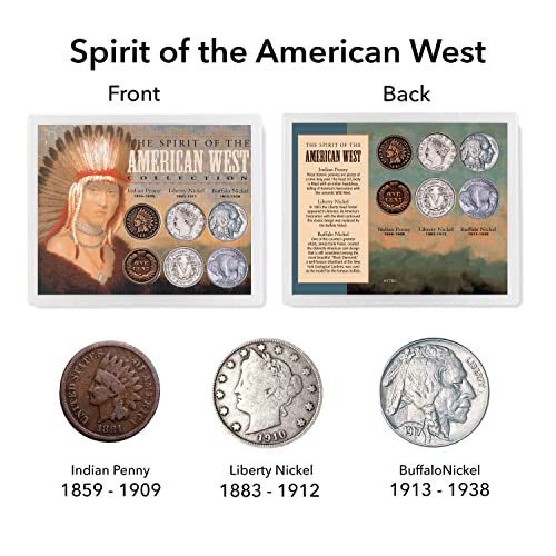 American Coin Treasures 1751 Spirit Of The American West Penny And Nickel Coin Collection thumb #3