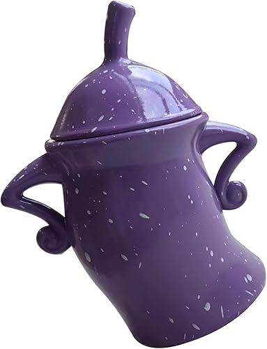 Miniatura 3 de Recipientes de alimentos, resistentes a las caídas, tetera fácil de almacenar con actitud, multiusos con tapas para Navidad (morado)