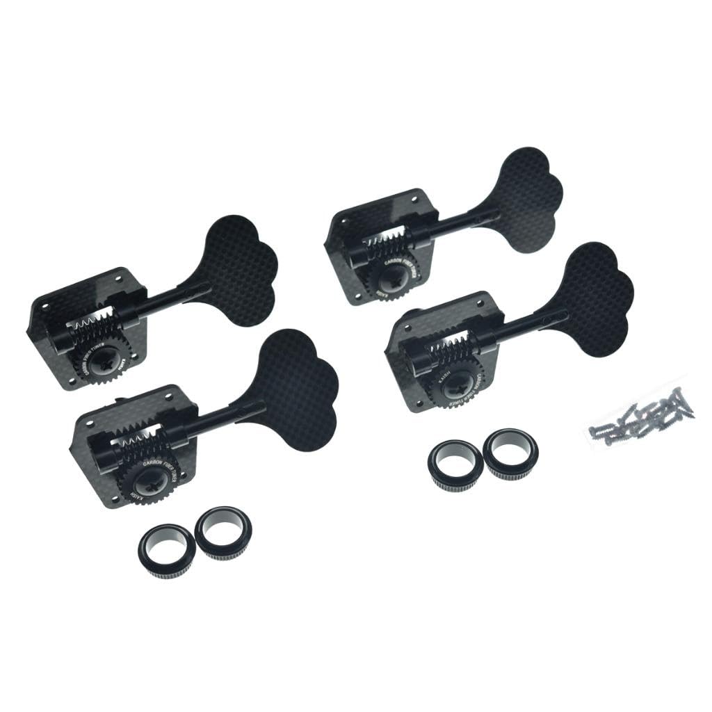 Amazon.com: KAISH 28:1 Carbon Fiber Bass Tuners Carbon Bass