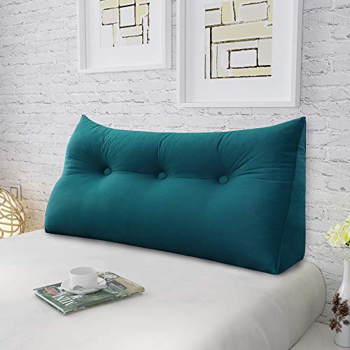 image for VERCART Large Wedge Pillow Decorative Body Throw Pillows Bed Backrest 