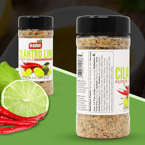 Cilantro Lime Pepper Seasoning Bundle. Includes Three 8 Oz of Badia Cilantro Lime Seasoning Set in a Good For My Home Box. Badia is a Kosher & Gluten Free Cilantro Lime Salt and Pepper Mix Seasoning. - Thumbnail 4