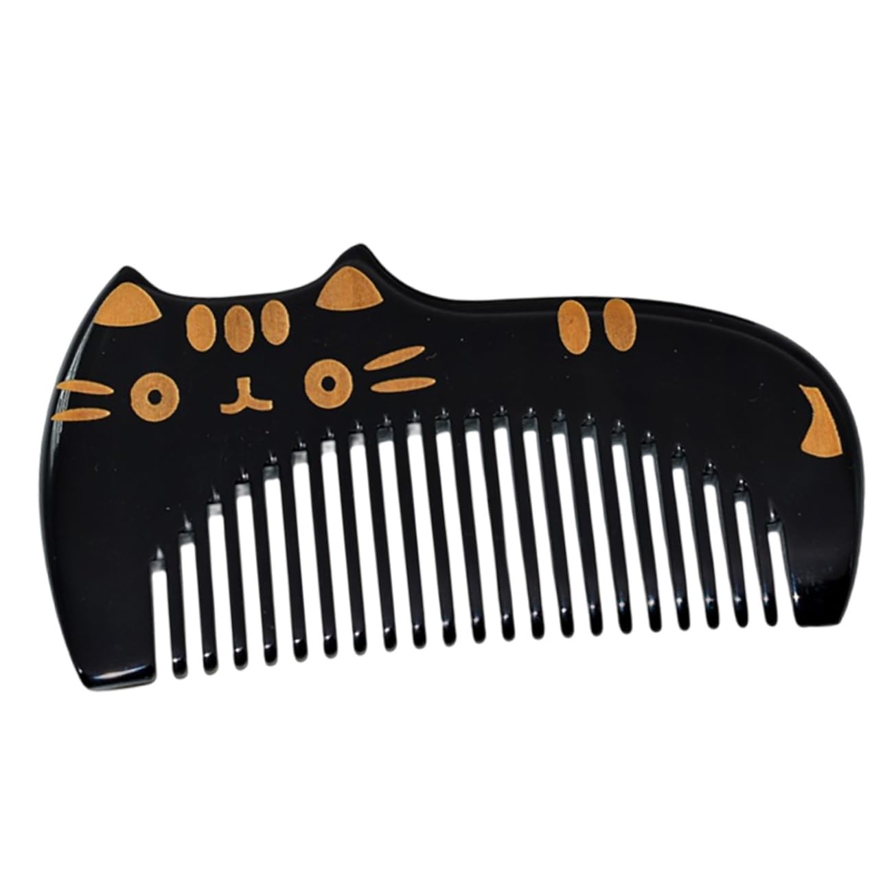 Gatuida 5pièces Peigne Multifonctionnel Corne Pour Peigne Portable Et Pour Cheveux Épais Et Bouclés Pratique Et Élégant Sans Électricité Statique