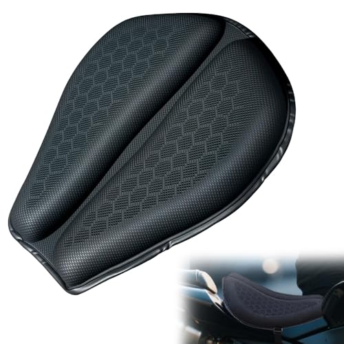 Shake Rider Motorcycle Seat Cushion, 3D Gel Honeycomb Seat Pad fo...