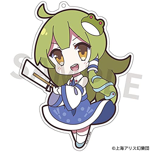 東風谷早苗 制服 アクリルキーホルダー コロコロうどん 東方Project 東風谷早苗 制服 アクリルキーホルダー コロコロうどん 東方Project