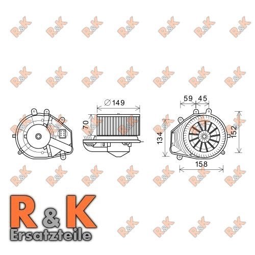 Preisvergleich Produktbild PRASCO VW8353 Heizung