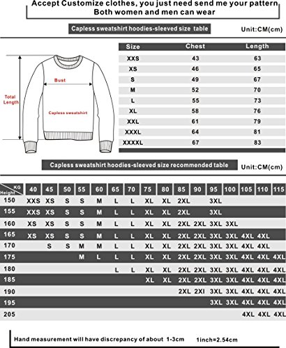 XHxttL Maglione Natalizio Unisex con Stampa 3D a