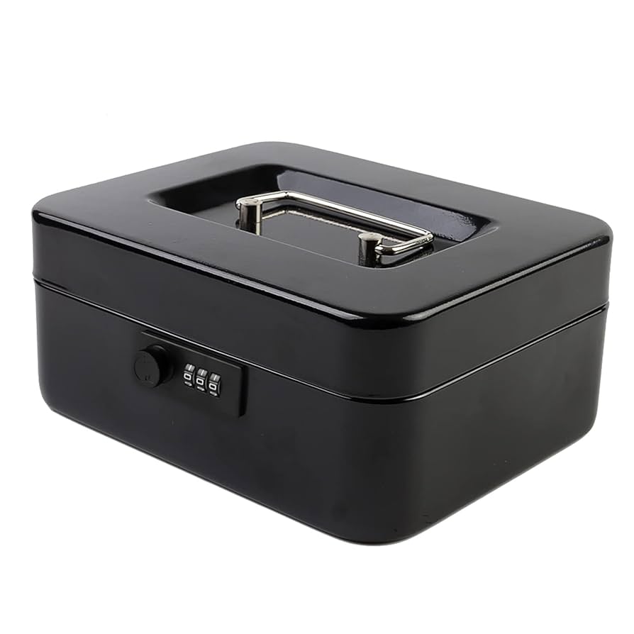 Amazon.com: KYODOLED Cash Box with Combination Lock Safe