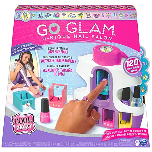 Cool MAKER Go Glam Unique Nagel Salon - Finger- und Fußnägel lackieren und mit Mustern und Motiven Bedrucken ab 8 Jahren