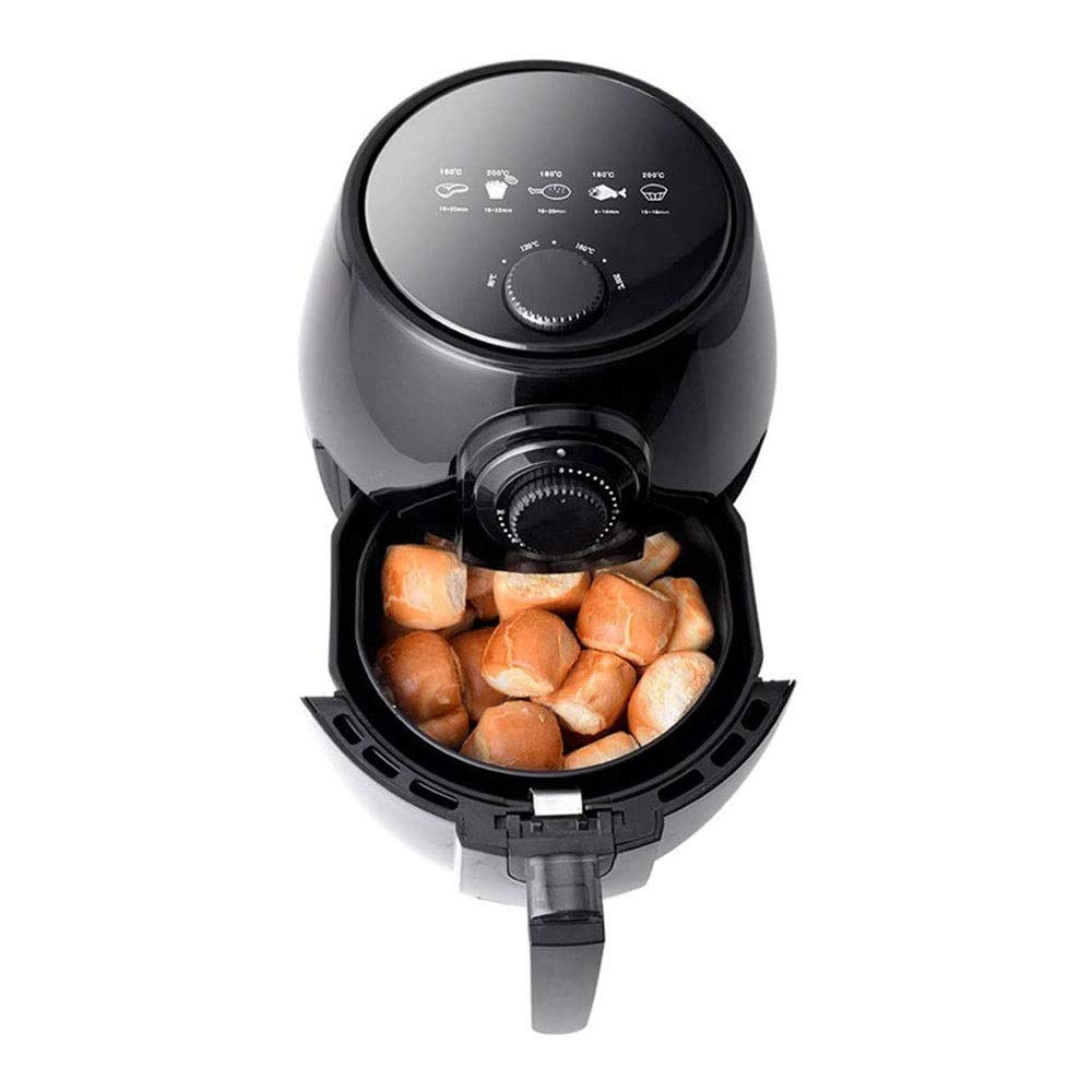Four à friteuse à air et température à double contrôle, moule à gâteau pour friteuse à air tour 2,6 L, friteuse électrique multifonction 1200 W sans huile pour la maison, jour de commémoration