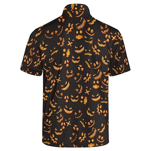 Image of Men's Funny Golf Shirts Hawaiian Polo Shirts 80S Flashes Polo Shirts Funny Hawaiian Beach Summer Golf Polo Shirts