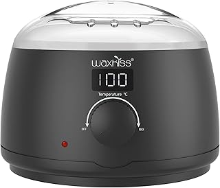 waxkiss Digital Hair Removal Warmer with See-Through Lid and 14oz Pot