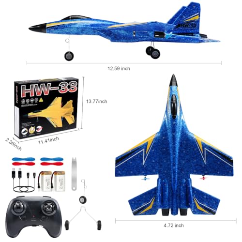 Image of Fremego Su-27 RC Airplane Remote Control Plane with Gyro Night Lights