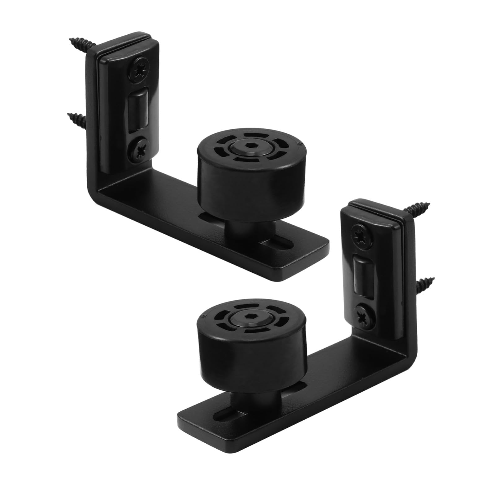 Guide pour porte de grange coulissante TOPBATHY en lot de 2 pièces pour rail au sol