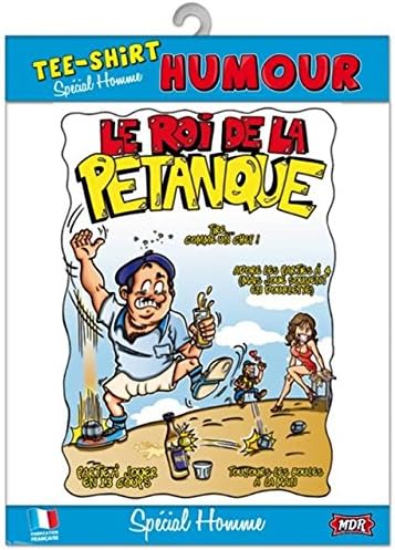 Surprisez Vous Reftshs230 Men S T Shirt Humour Petanque X1 Amazon Co Uk Clothing