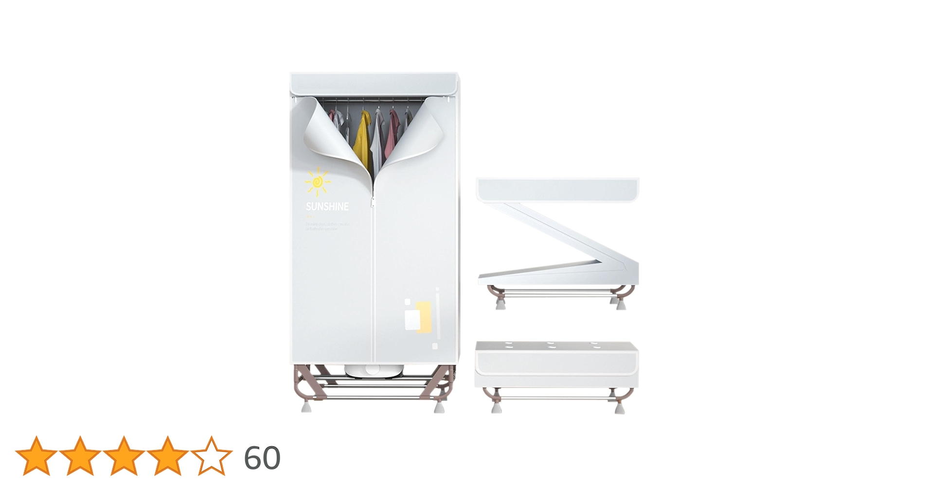 Amazon.co.jp: 衣類乾燥機 部屋干し 衣服乾燥機 折りたため式 大容量