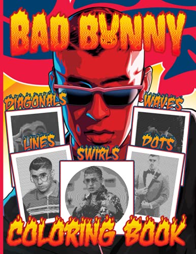 Bad Bunny Lines Waves Dots Swirls Diagonals Coloring Book: Bad Bunny The Color Wonder Spirograph Styles Colouring Books For Adults And Kids With Exclusive Images Bad Bunny Lines Waves Dots Swirls Diagonals Coloring Book: Bad Bunny The Color Wonder Spirograph Styles Colouring Books For Adults And Kids With Exclusive Images