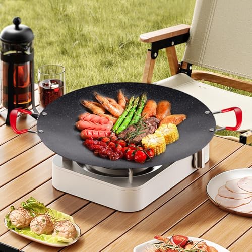 Poêle de camping portable et grille de barbecue coréenne de cuisson - 4