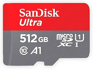 SanDisk Ultra microSD UHS-I Card 512GB, 120MB/s R