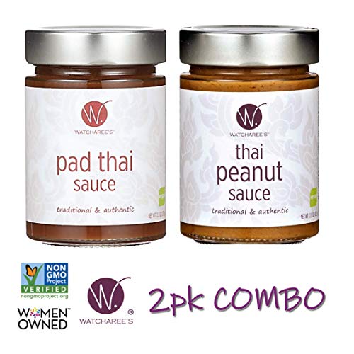 WATCHAREE'S Thai Peanut & Pad Thai Sauce | Vegan | Authentic Traditional Thai