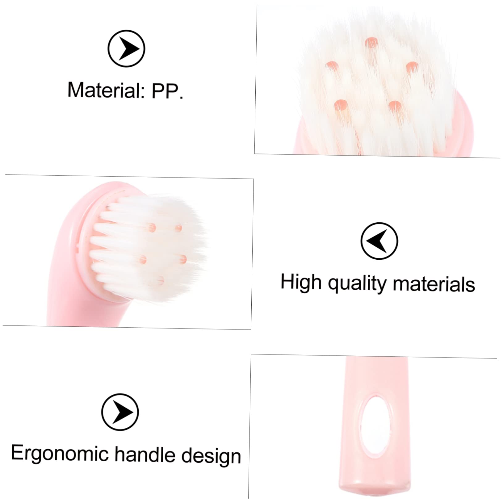 FRCOLOR Face Cleansing Face Scrubbers Set 5pcs Deep Cleaning Tools Gentle on Skin Easy to Use and Clean Random Color