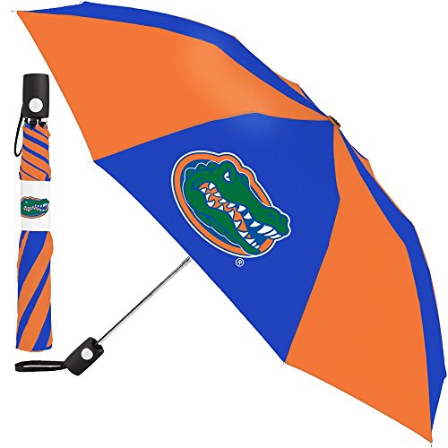 McArthur Totes Florida Gators 42'' Royal Blue-Orange Folding Automatic Umbrella