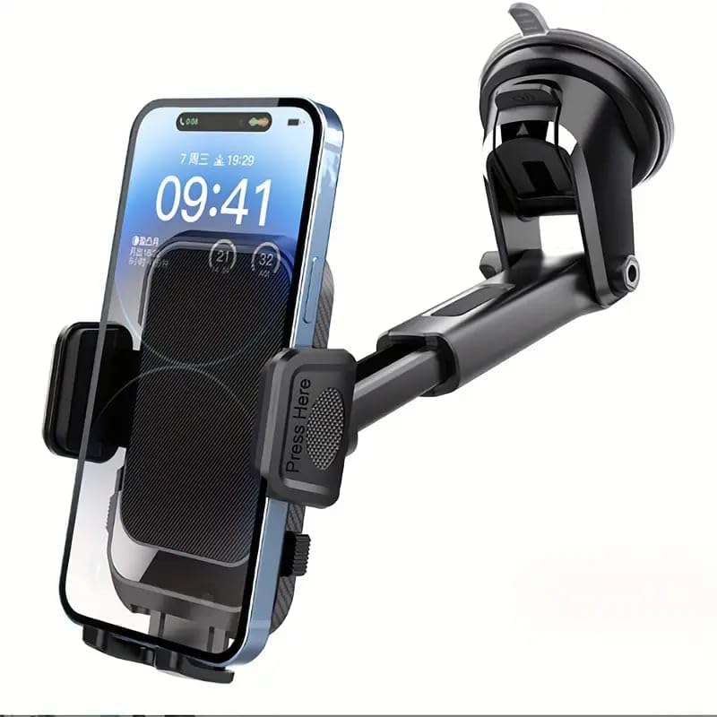 Suporte Veicular Celular GPS Universal Smartphone Ventosa Gruda P...