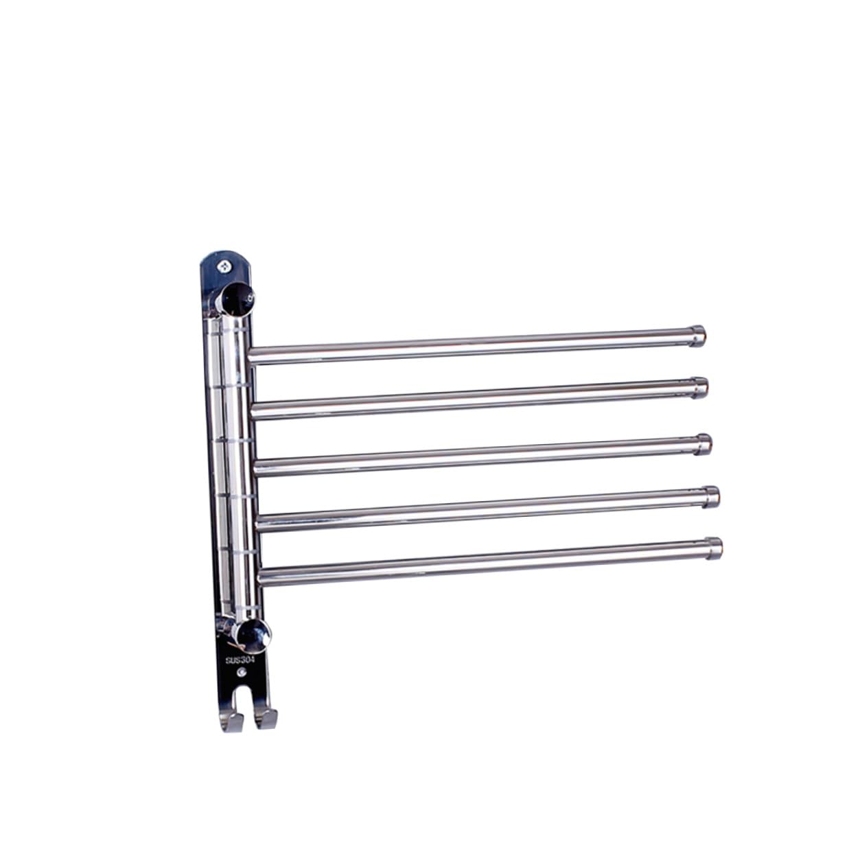 Porte-serviettes mural pivotant support organisateur de salle de bain