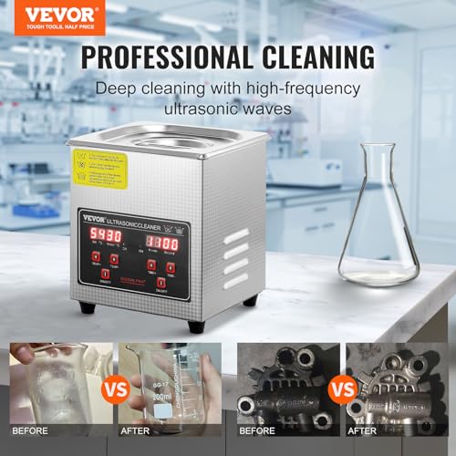 Vevor ULTRASONIC CLEANER 2 L Ultrasonic Cleaner With Digital Timer & Heater thumb #1