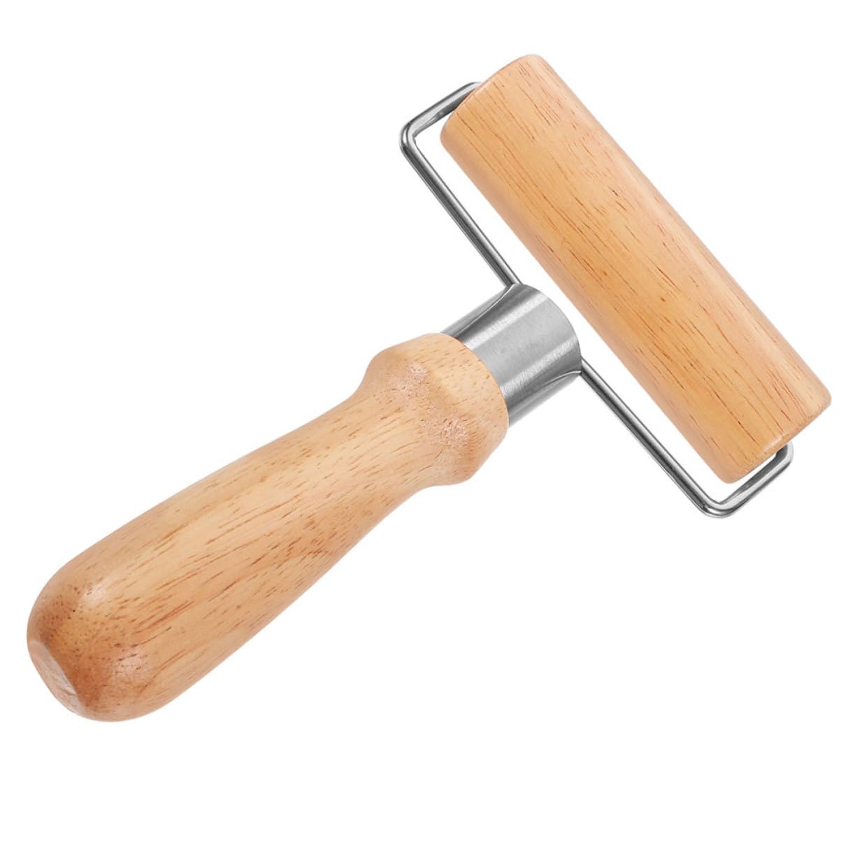 MAGICLULU 5piezas Rodillo De Madera Para Hornear Herramienta De Cocina Ergonómica Para Pasteles y Pizza Rodillo Antiadherente De Madera Natural Para Repostería y Masa De Pizza