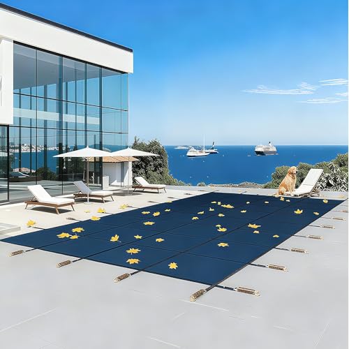 Cobertor de Seguridad para Piscina 25x45 pies Azul miniatura 1