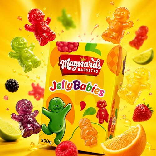 Maynards Bassetts Jelly Babies 300g Pack x6 miniatura 6