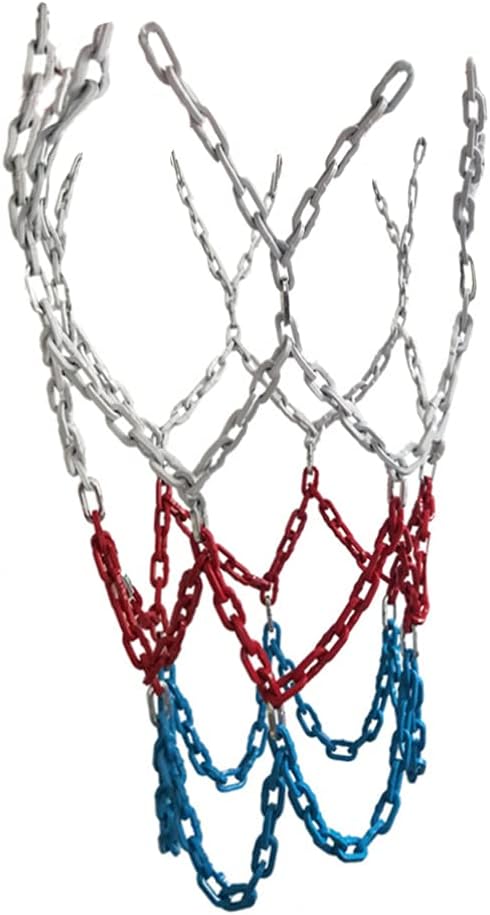 1pc Basketball Net Heavy Duty Chain Net for Courts Mesh Design for Schools Parks and Community Use