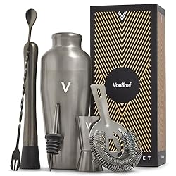 VonShef Cocktail Shaker Set
