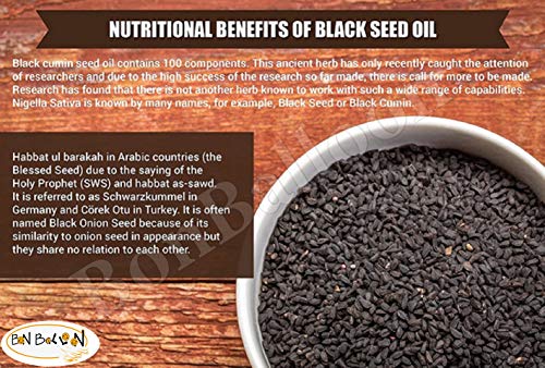Organic Black Seeds Blackseed Whole Nigella Sativa Black Cumin Seed Kalonji Habbatus Sauda Sunnah Spice Herbs Herbal Fresh Raw Natural Vegan Non GMO, Gluten Free, Additives Free (1 Lb / 450 gm) - Thumbnail 2