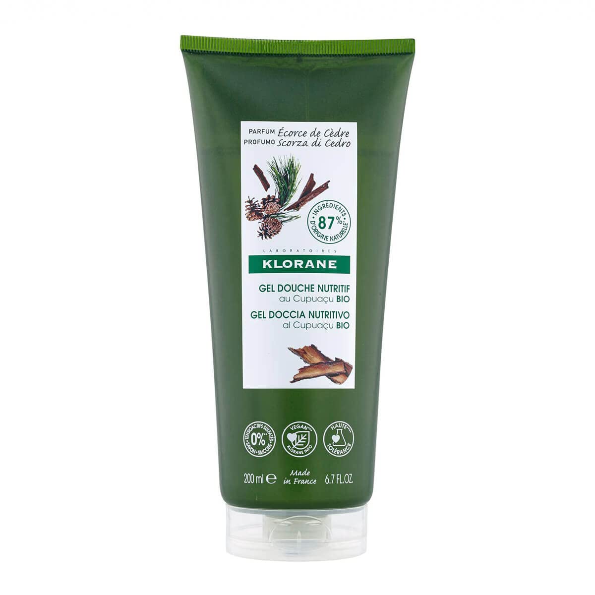 Klorane Nourishing Shower Gel Cedar Bark 200ml