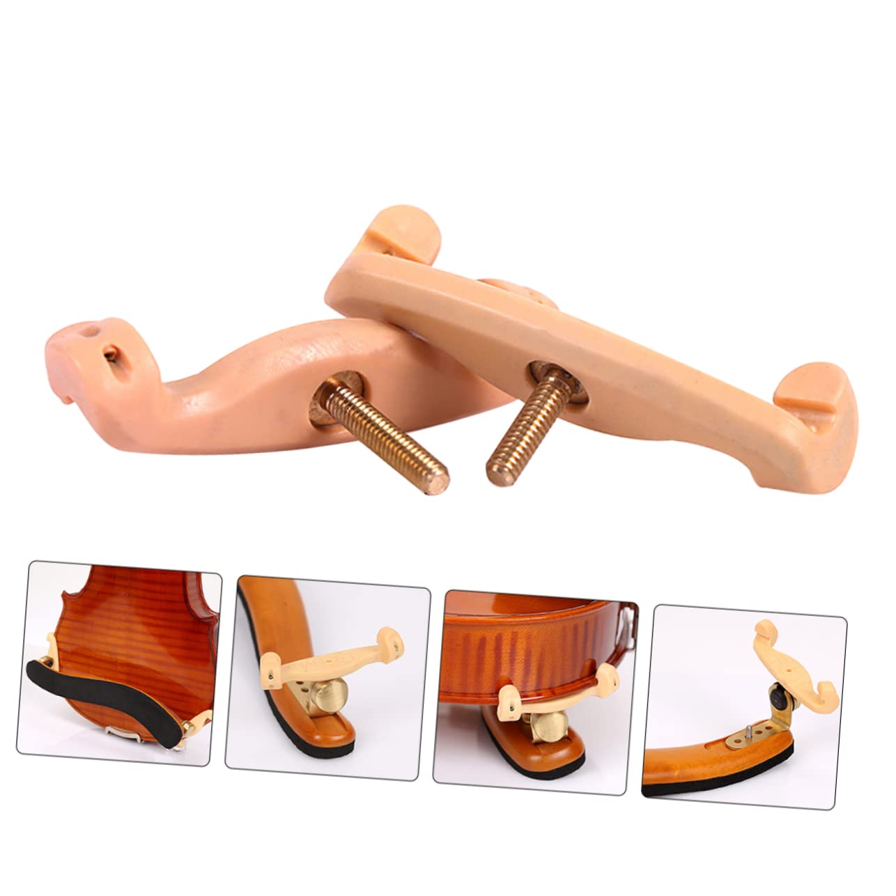 ibasenice 8pezzi Spalliera Per Violino Supporto Comodo e Stabile Per Suonare Da Antiscivolo Accessorio Pratico Per Musicisti