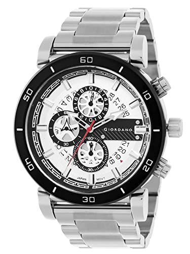 Image of Giordano Multi-Functional Watch for Man with Chronograph Mechanism and Stylish Metal Strap, Wrist Watch for Men - GD-50013-11