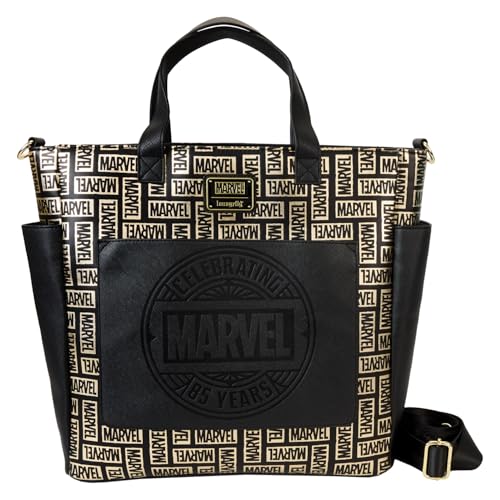 Loungefly Marvel Logo Convertible Backpack & Tote Bag