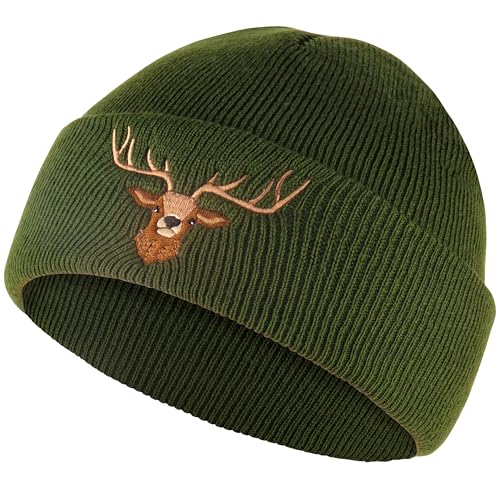Merclix Bonnet Chasse Homme/Femme - Idee Cadeau Chasseur pour Anniversaire et Noël - Accessoire Chasse