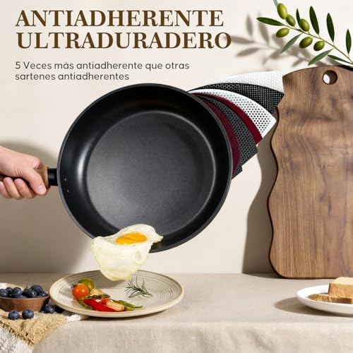 La Mejor Recopilación de Juegos de sartenes y ollas - los más vendidos. 15 Imagen adicional