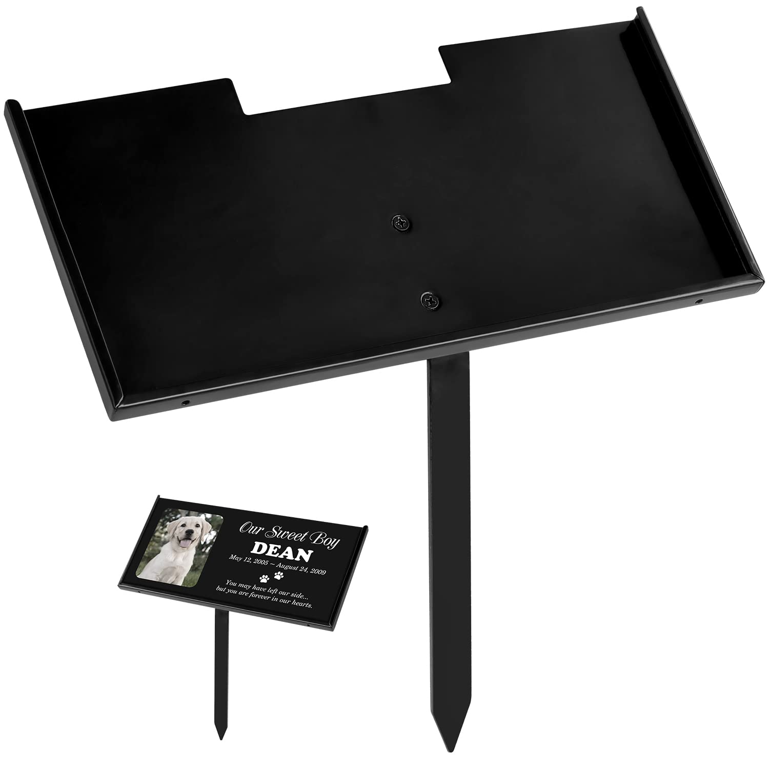 Buy VINAZONE Grave Marker Stand for Human Memorial Stones, Pet Memorial