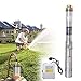 Produktbild EINFEBEN Tiefbrunnenpumpe Tauchpumpe für Brunnen Gartenbewässerung oder Heimgebrauch 0.75kW/1hp bis 4.000 l/h Fördermenge Edelstahl Brunnenpumpe Sandverträglich Tauchdruckpumpe 6.7 bar max