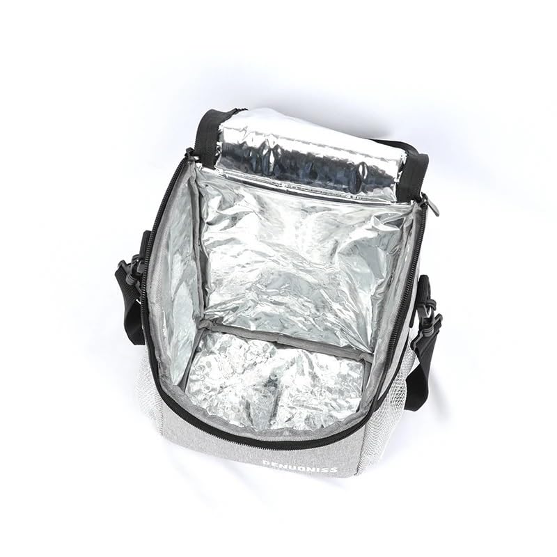 Bolsas de almuerzo for mujeres y hombres con bolsa de almuerzo con aislamiento, bolsa térmica portátil que contiene loncheras, botellas de agua y refrigerios. Mantiene la comida fresca y fresca for el