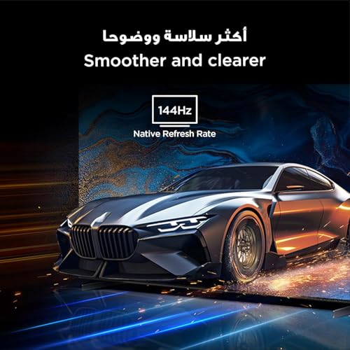 تلفزيون تي سي ال55C6K ذكي، شاشة 55 بوصة4K، بتقنية كيو دي-ميني ليد بألوان كوانتوم كريستال HDR 10+ للألعاب جوجل، معدل تحديث144 هرتز، اونكيو 2.1 هاي فاي، صوت دولبي اتموس، وضع الذكاء الاصطناعي، جيم ماستر
