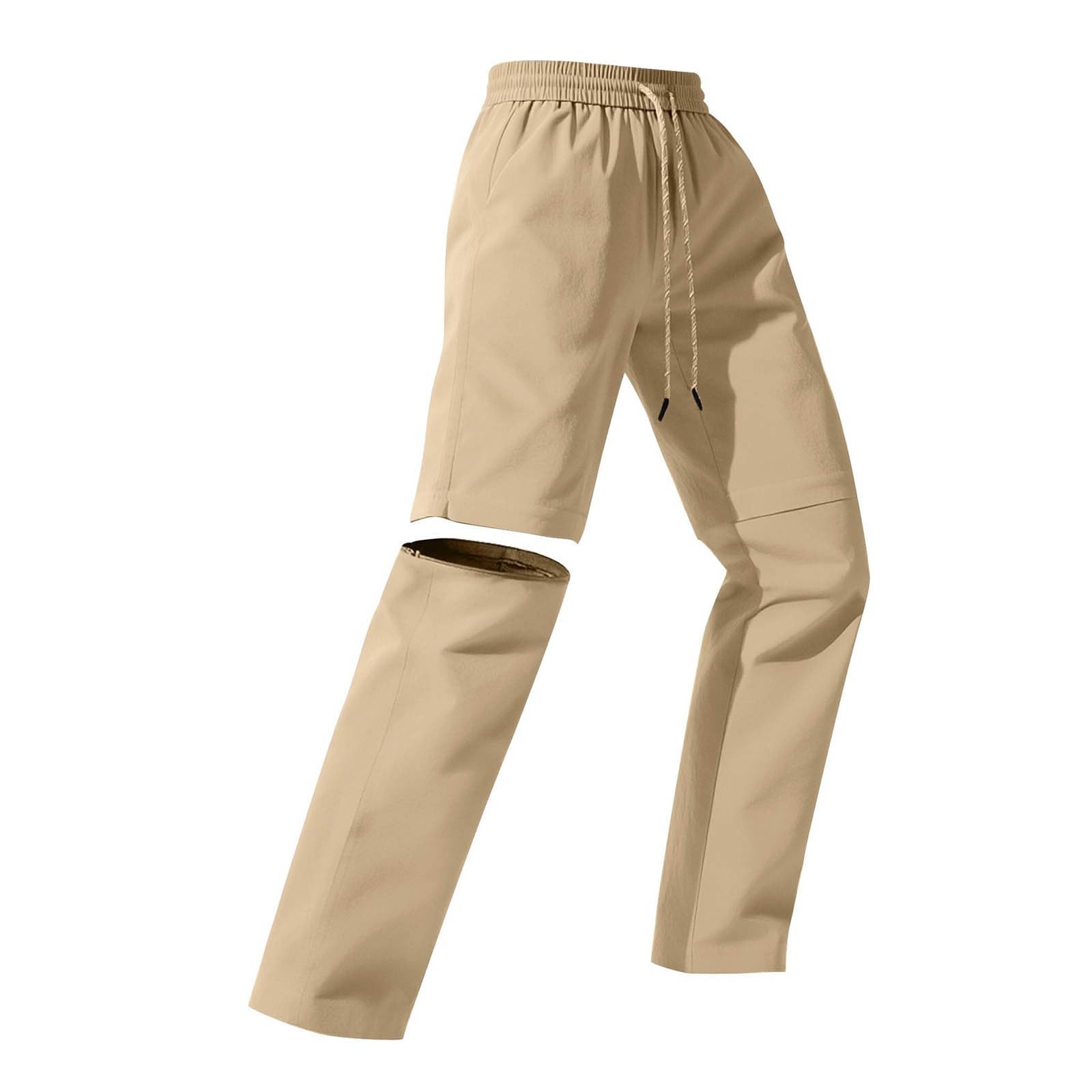 Genérico Pantalon Senderismo Mujer, Pantalones de Trekking Impermeables, Pantalon de Exterior Perneras Desmontable, Deportivos Pantalones para Uso Diario y al Libre
