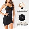 BRABIC-Womens-Dress-Full-Slip-Shapewear-Bodysuit-Lingerie-Body-Shaper-with-Built-in-Bra-Tops-Smooth-Back BRABIC Women's Dress Full Slip Shapewear Bodysuit Lingerie Body Shaper with Built-in Bra Tops Smooth Back (Black, X-Large)